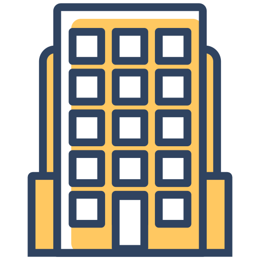 Apartment, block, building, city, city scrapper, home, house icon